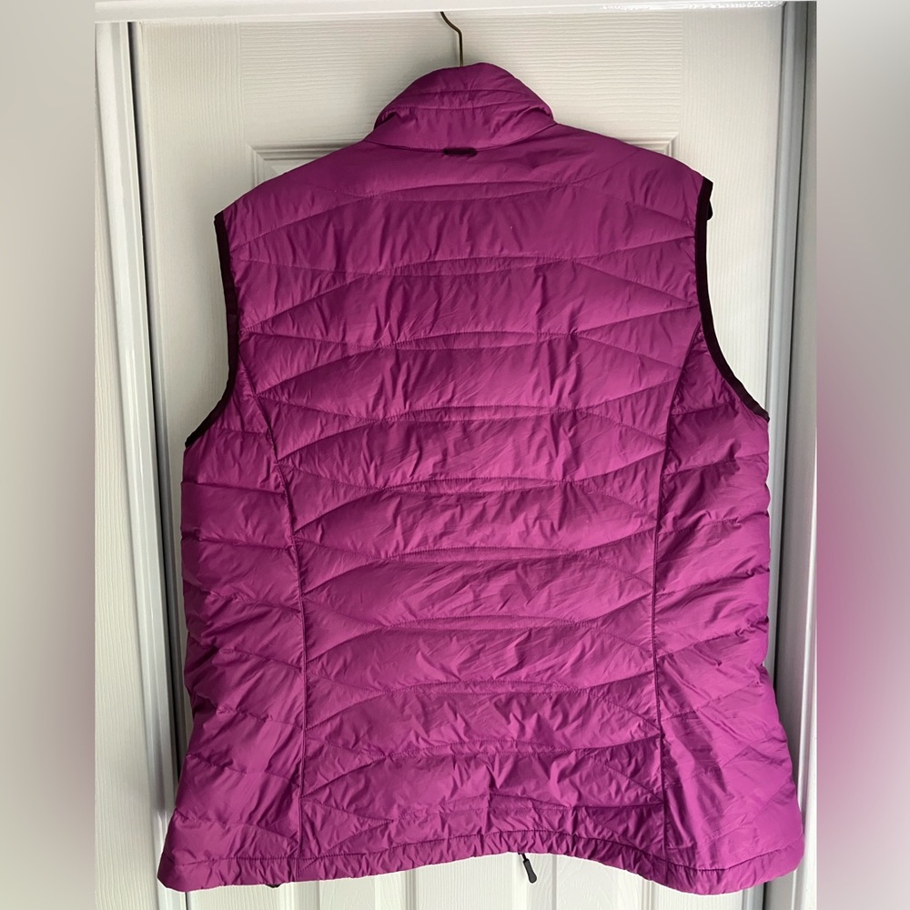 EDDIE BAUER down filled zip puffer vest  packable layering quilted gorpcore XL - Picture 2 of 15
